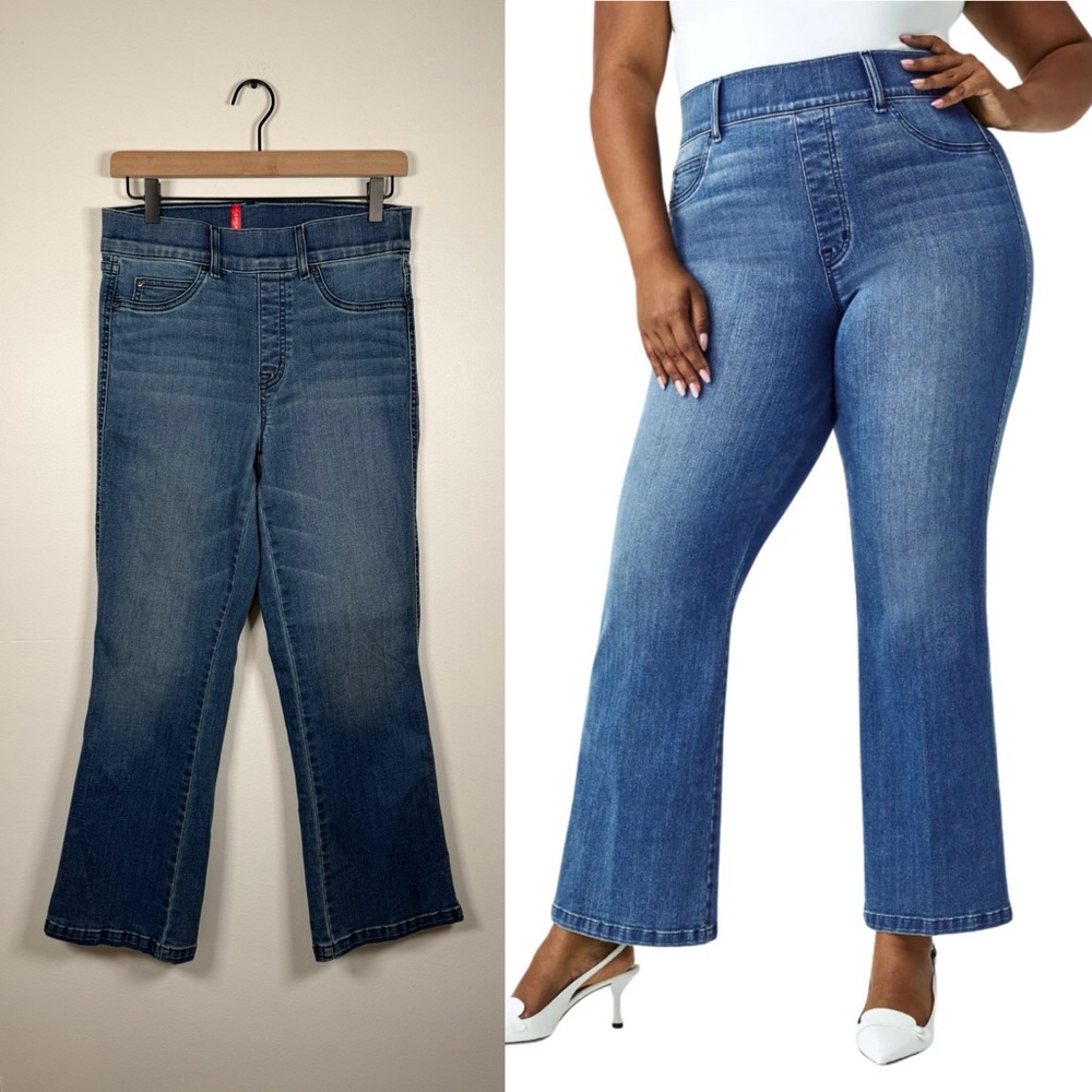 Spanx‎ Jeans Women’s Flare Leg Midnight Shade Vintage Indigo